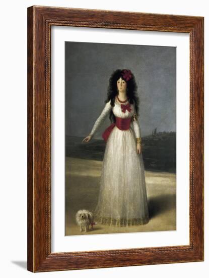 Duchess of Alba-Francisco de Goya-Framed Art Print