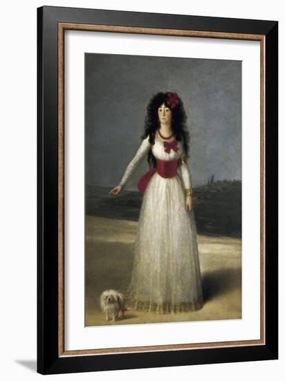 Duchess of Alba-Francisco de Goya-Framed Art Print