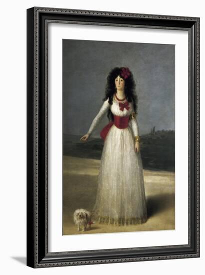 Duchess of Alba-Francisco de Goya-Framed Art Print