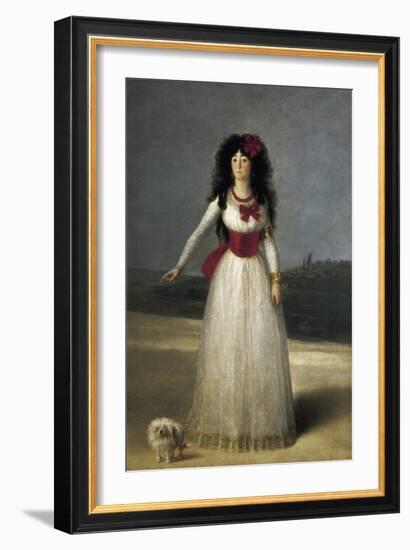 Duchess of Alba-Francisco de Goya-Framed Art Print