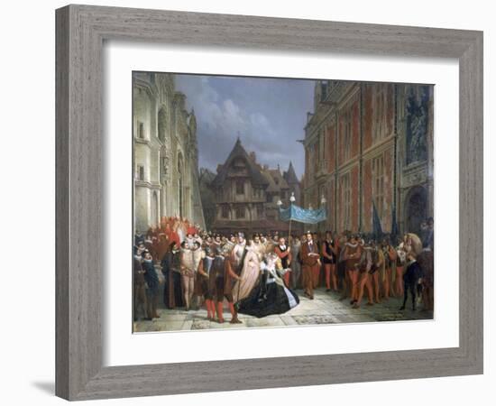 Duchess of Montpensier, 1864-Ary Scheffer-Framed Giclee Print