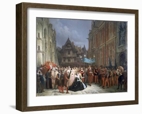 Duchess of Montpensier, 1864-Ary Scheffer-Framed Giclee Print