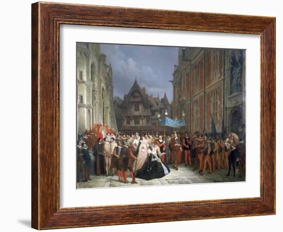 Duchess of Montpensier, 1864-Ary Scheffer-Framed Giclee Print