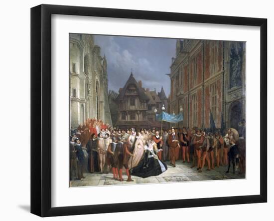 Duchess of Montpensier, 1864-Ary Scheffer-Framed Giclee Print