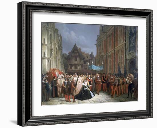 Duchess of Montpensier, 1864-Ary Scheffer-Framed Giclee Print