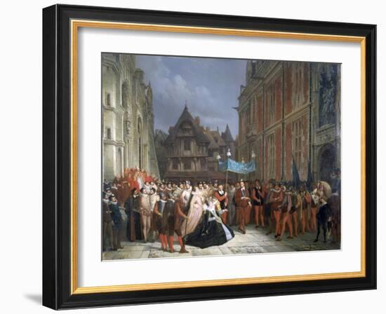 Duchess of Montpensier, 1864-Ary Scheffer-Framed Giclee Print