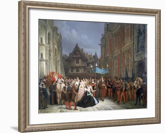 Duchess of Montpensier, 1864-Ary Scheffer-Framed Giclee Print