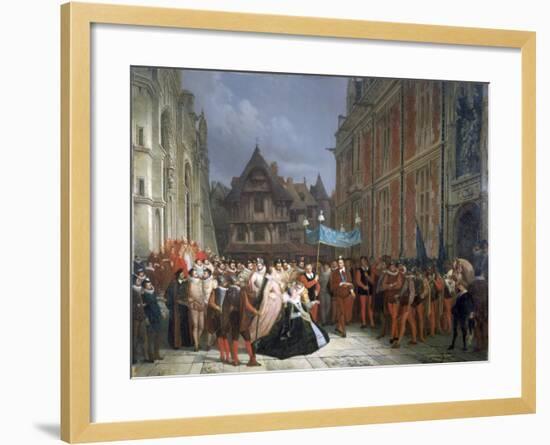 Duchess of Montpensier, 1864-Ary Scheffer-Framed Giclee Print