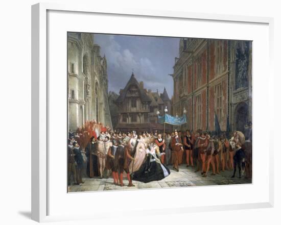 Duchess of Montpensier, 1864-Ary Scheffer-Framed Giclee Print