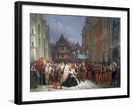 Duchess of Montpensier, 1864-Ary Scheffer-Framed Giclee Print