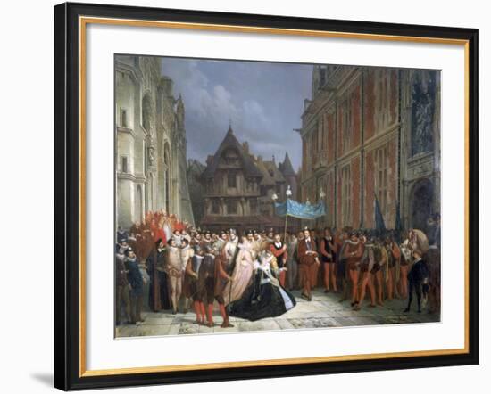 Duchess of Montpensier, 1864-Ary Scheffer-Framed Giclee Print