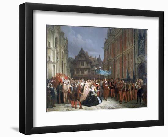 Duchess of Montpensier, 1864-Ary Scheffer-Framed Giclee Print