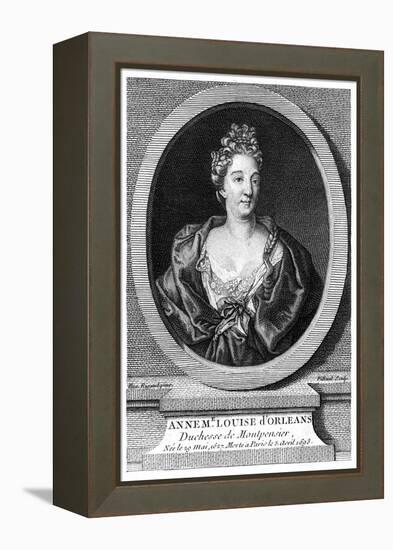 Duchesse Montpensier-Hyacinthe Rigaud-Framed Stretched Canvas