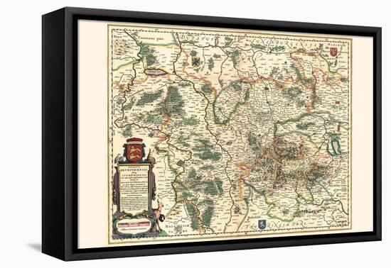 Duchy Of Brunswick-Willem Janszoon Blaeu-Framed Stretched Canvas