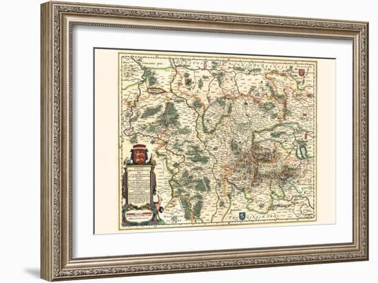 Duchy Of Brunswick-Willem Janszoon Blaeu-Framed Art Print