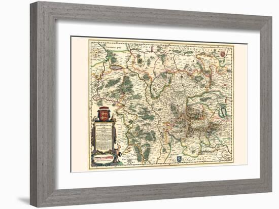 Duchy Of Brunswick-Willem Janszoon Blaeu-Framed Art Print