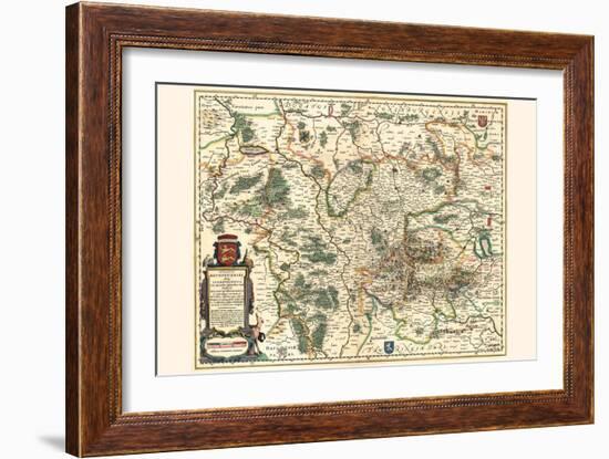 Duchy Of Brunswick-Willem Janszoon Blaeu-Framed Art Print