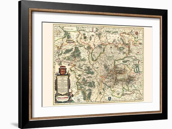 Duchy Of Brunswick-Willem Janszoon Blaeu-Framed Art Print