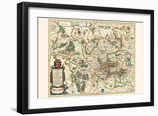 Duchy Of Brunswick-Willem Janszoon Blaeu-Framed Art Print