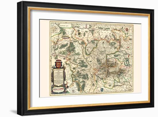 Duchy Of Brunswick-Willem Janszoon Blaeu-Framed Art Print