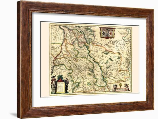 Duchy Of Jülich And Berg-Willem Janszoon Blaeu-Framed Art Print