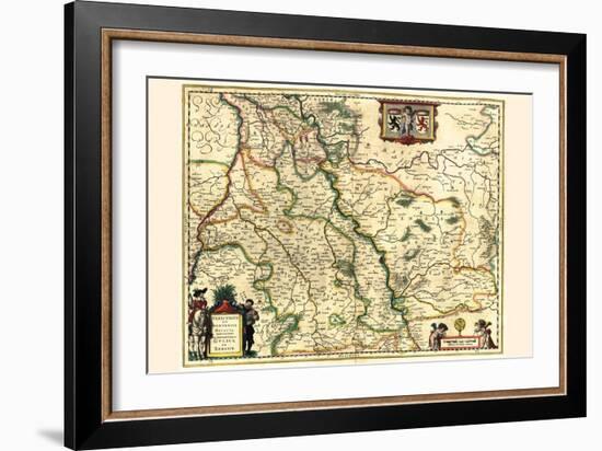 Duchy Of Jülich And Berg-Willem Janszoon Blaeu-Framed Art Print