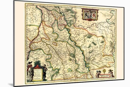 Duchy Of Jülich And Berg-Willem Janszoon Blaeu-Mounted Art Print