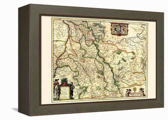 Duchy Of Jülich And Berg-Willem Janszoon Blaeu-Framed Stretched Canvas