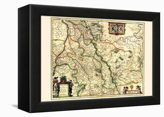 Duchy Of Jülich And Berg-Willem Janszoon Blaeu-Framed Stretched Canvas