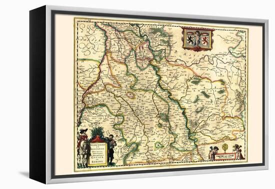 Duchy Of Jülich And Berg-Willem Janszoon Blaeu-Framed Stretched Canvas