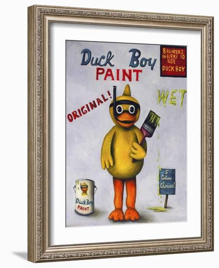 Duck Boy 1-Leah Saulnier-Framed Giclee Print