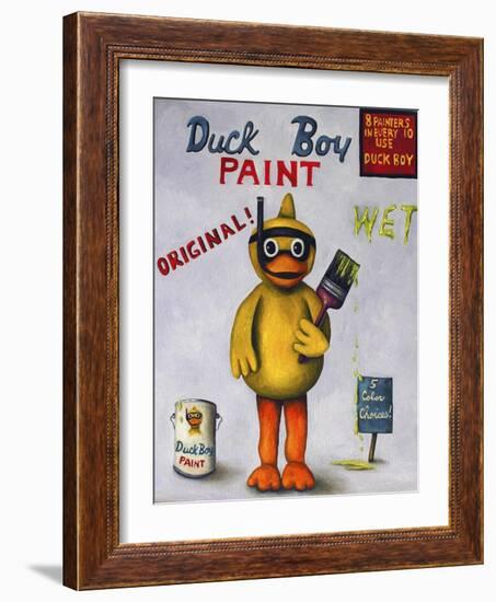 Duck Boy 1-Leah Saulnier-Framed Giclee Print