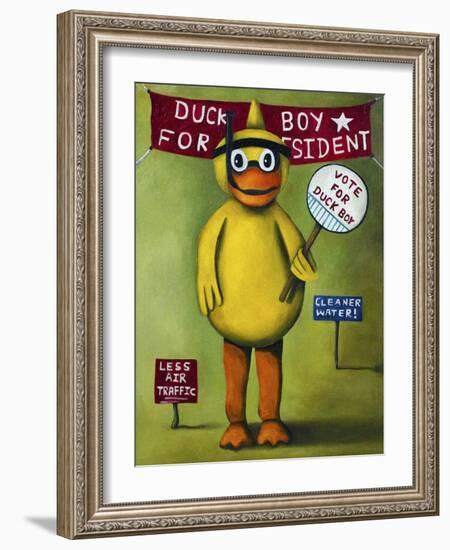 Duck Boy 2-Leah Saulnier-Framed Giclee Print