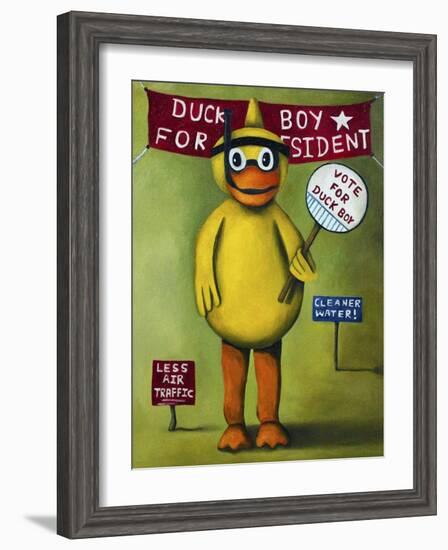 Duck Boy 2-Leah Saulnier-Framed Giclee Print