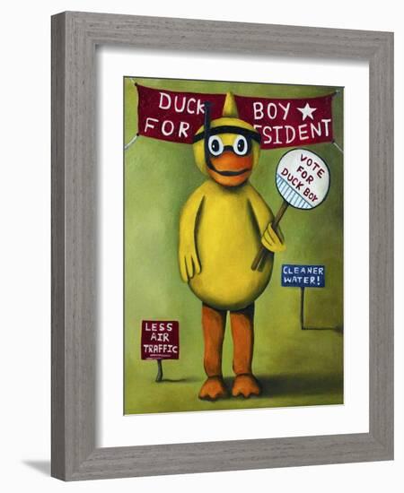 Duck Boy 2-Leah Saulnier-Framed Giclee Print