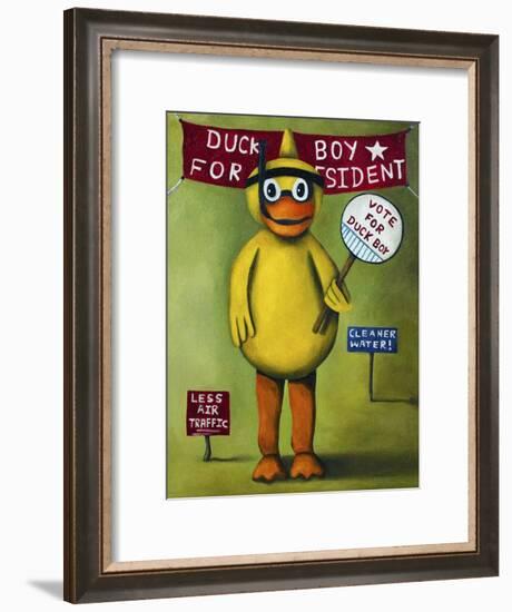 Duck Boy 2-Leah Saulnier-Framed Giclee Print