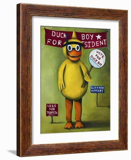 Duck Boy 2-Leah Saulnier-Framed Giclee Print