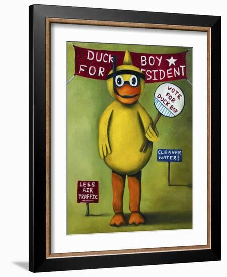 Duck Boy 2-Leah Saulnier-Framed Giclee Print