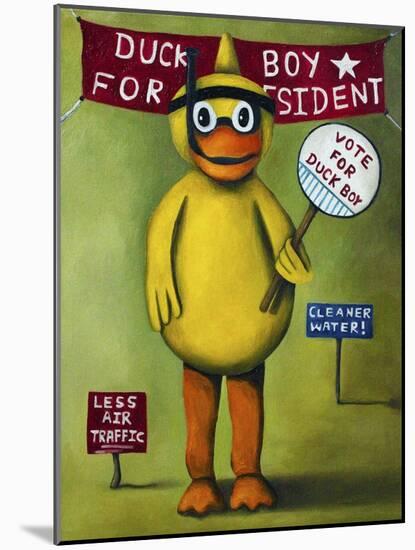 Duck Boy 2-Leah Saulnier-Mounted Giclee Print