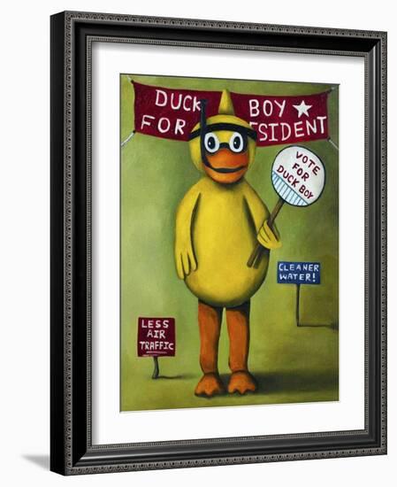 Duck Boy 2-Leah Saulnier-Framed Giclee Print