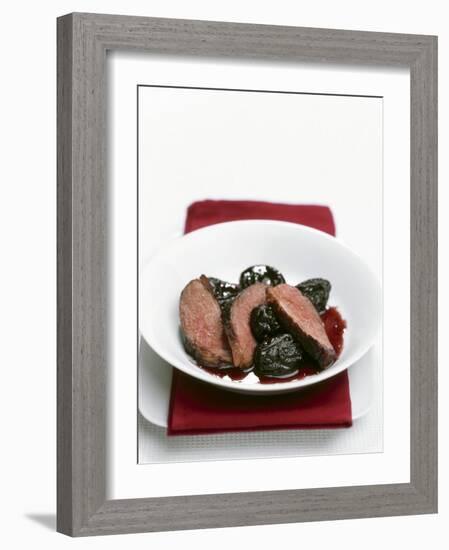 Duck Breast with Prunes-Nicolas Coipeau-Framed Photographic Print