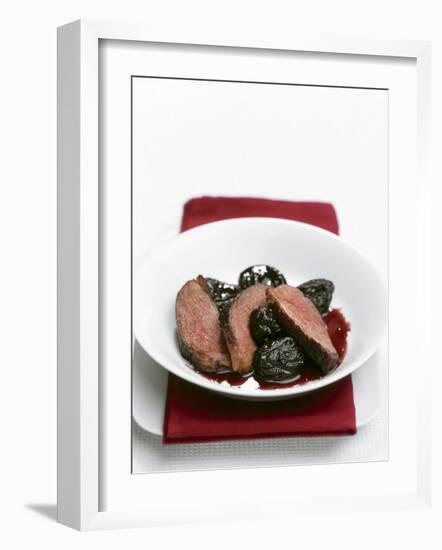 Duck Breast with Prunes-Nicolas Coipeau-Framed Photographic Print