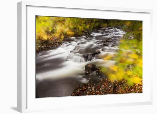 Duck Brook in Fall in Maine's Acadia National Park-Jerry & Marcy Monkman-Framed Photographic Print