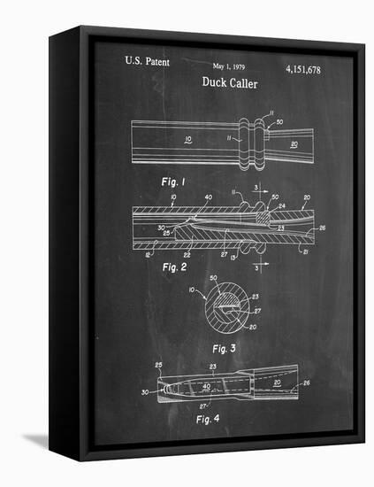 Duck Commander Duck Call Patent, Phil Robertson, Inventor-null-Framed Stretched Canvas