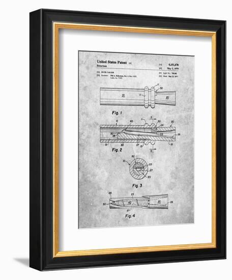 Duck Commander Duck Call Patent, Phil Robertson, Inventor-Cole Borders-Framed Art Print