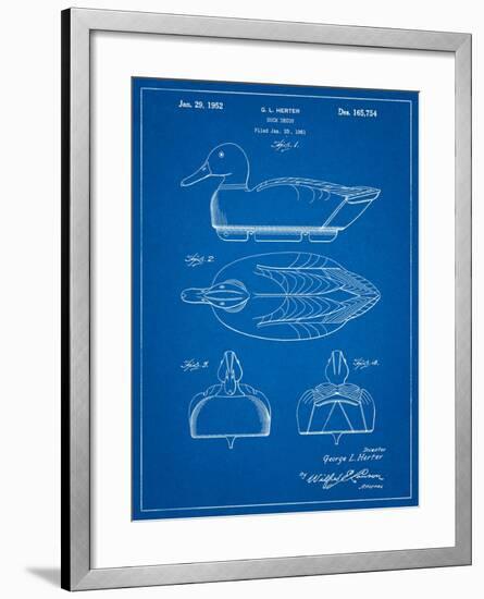 Duck Decoy Patent-Cole Borders-Framed Art Print
