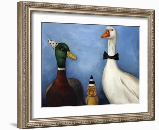 Duck Duck Goose-Leah Saulnier-Framed Giclee Print