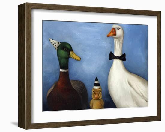 Duck Duck Goose-Leah Saulnier-Framed Giclee Print