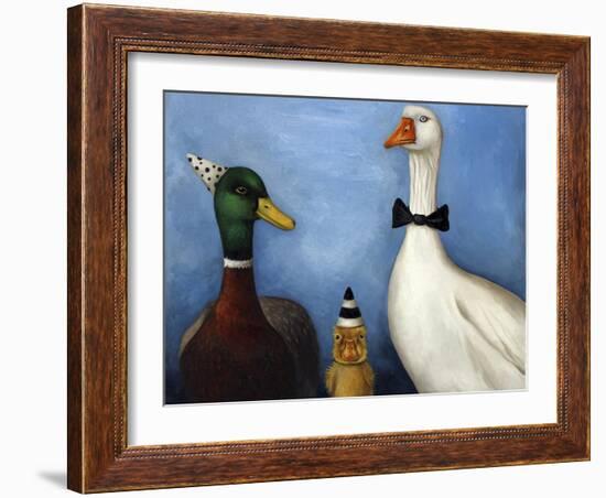 Duck Duck Goose-Leah Saulnier-Framed Giclee Print