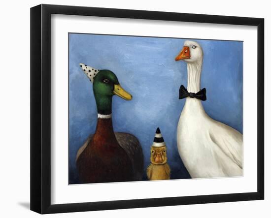 Duck Duck Goose-Leah Saulnier-Framed Giclee Print